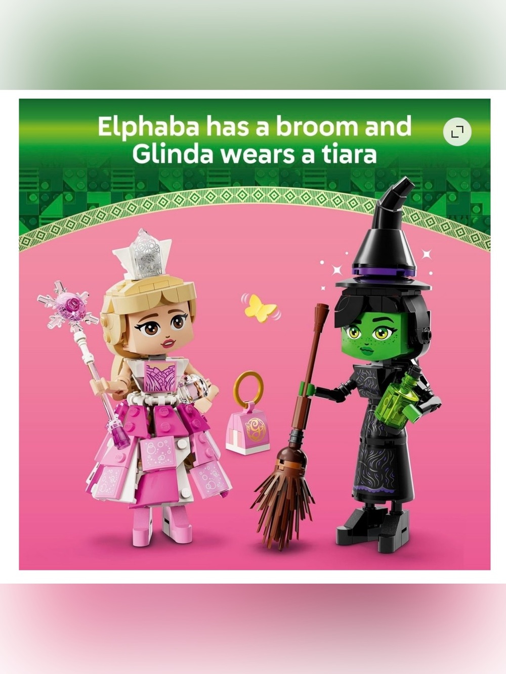LEGO Wicked Elphaba & Glinda Figures Building Toy - Wicked Toy 558 pcs - Picture 4 of 8